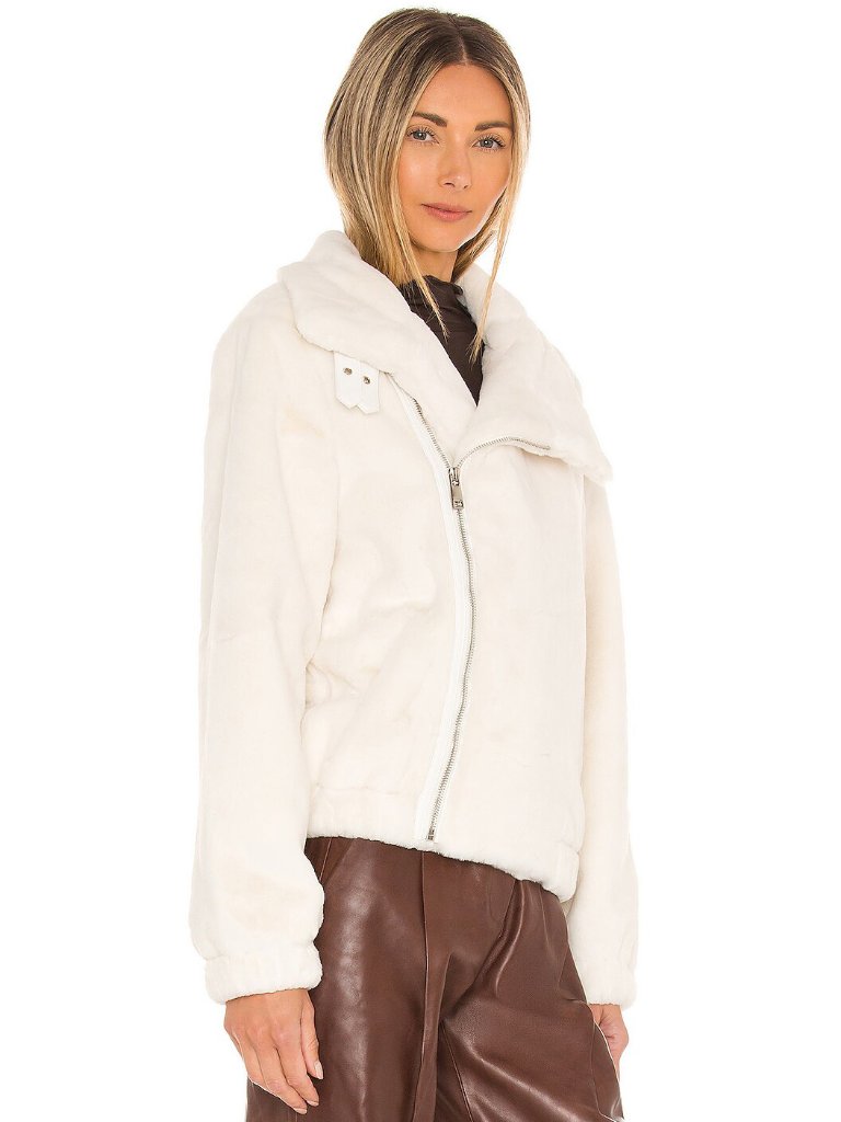 Hot Item!Bubish Orlando Faux Fur Jacket In Cream — image 8 of 8
